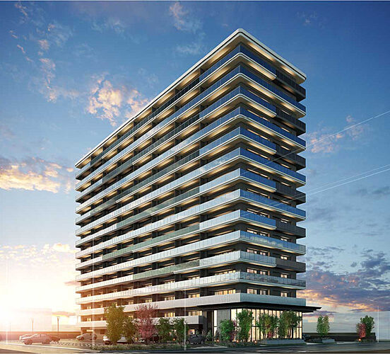 サーパス松江駅グランフォート 外観完成予想図