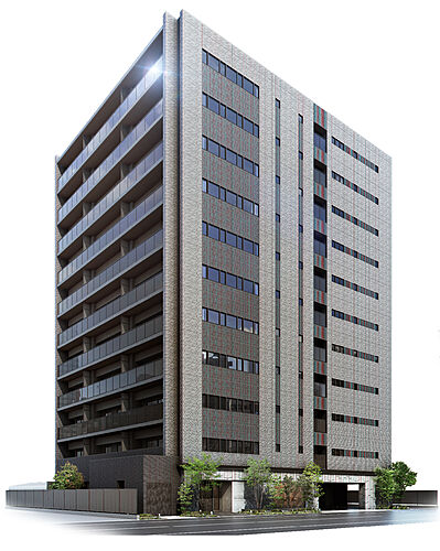 サーパス栗林公園ミッドグラン 外観完成予想図