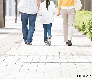 サーパス神宮レジデンス 歩車分離設計