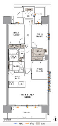 サーパス大分金池 間取り C