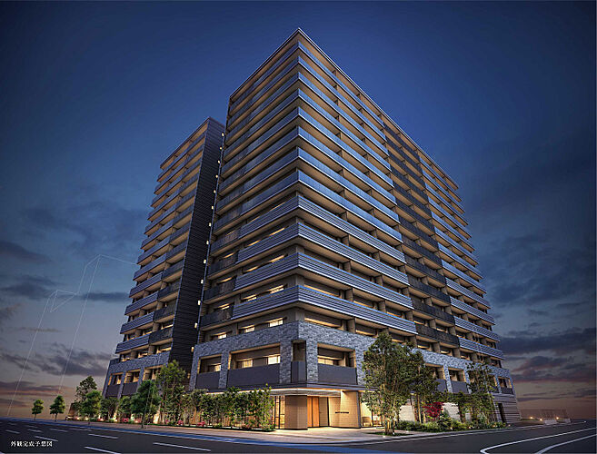 ザ・マークスコート福山 外観完成予想図