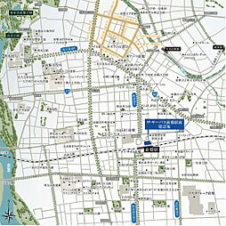 ザ・サーパス前橋駅前 現地案内図