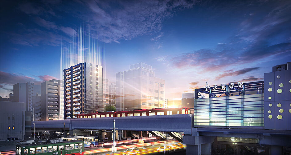 サーパス新水前寺駅前 外観