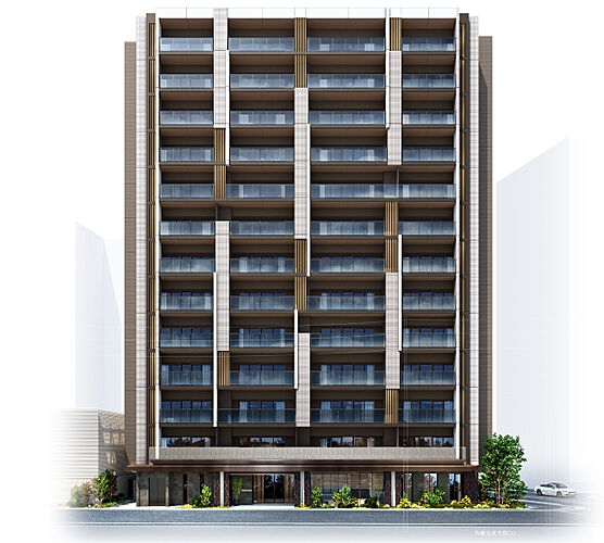 サーパス熊谷銀座レジデンス 外観完成予想CG