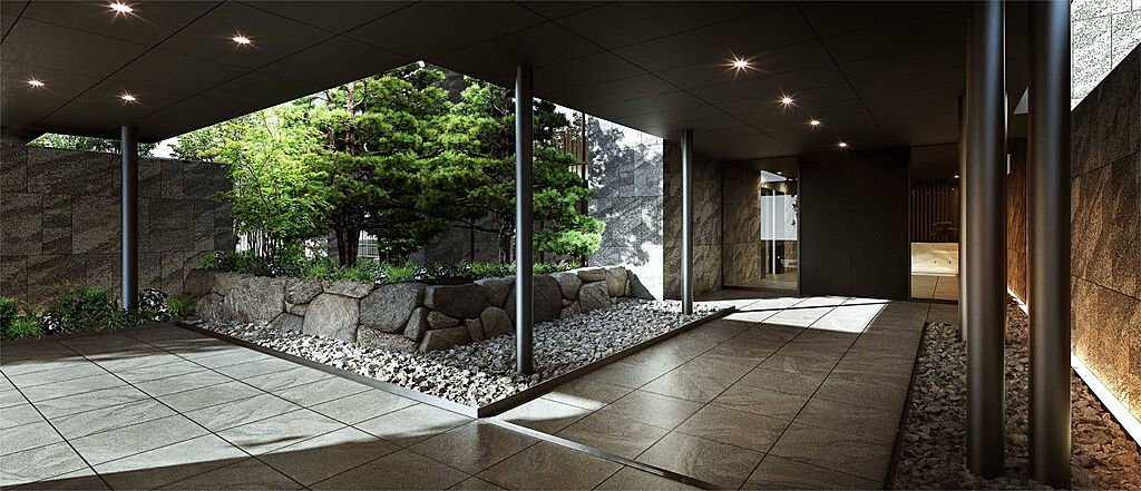 ザ・サーパス高松錦町 アプローチ完成予想CG