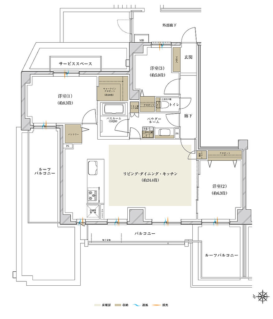 ヴェレーナ横浜岩井町ヒルズ 間取り Ur