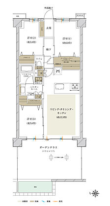 ヴェレーナ横浜岩井町ヒルズ 間取り Ct