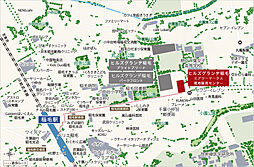 ヒルズグランデ稲毛 現地案内図