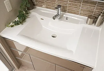 人造大理石一体型スクエアボウル