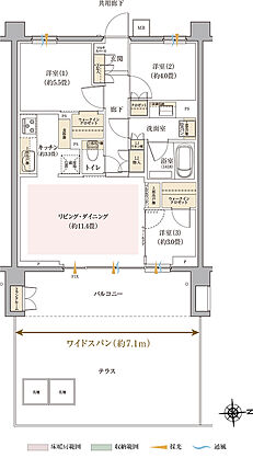 リビオ光が丘ガーデンズ 間取り Ht