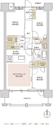 リビオ高田馬場 間取り D1