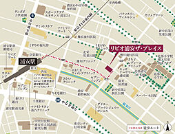 リビオ浦安ザ・プレイス 現地案内図