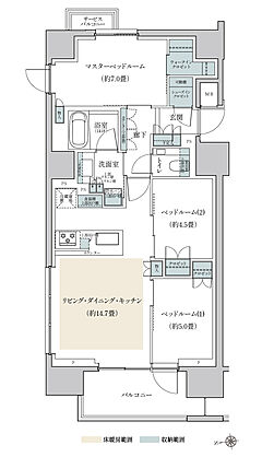 リビオ三田レジデンス 間取り A