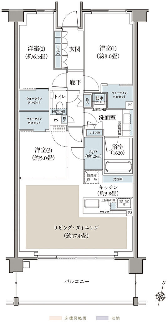 リビオ目黒三丁目 間取り B1