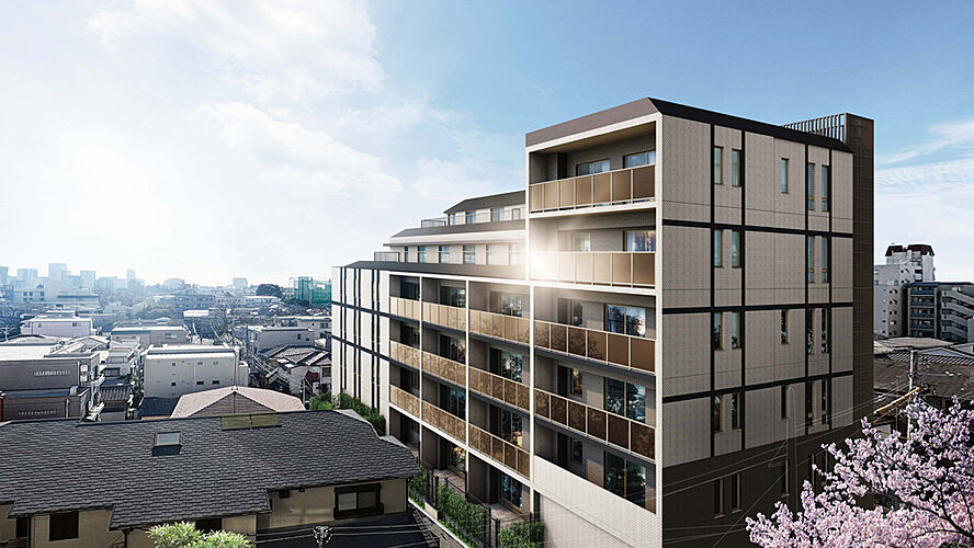 ルジェンテ渋谷西原 外観完成予想CG
