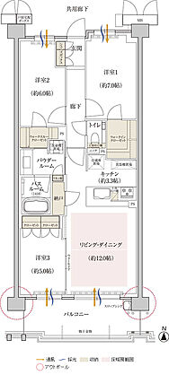 プレミスト京都 松ケ崎 間取り DG