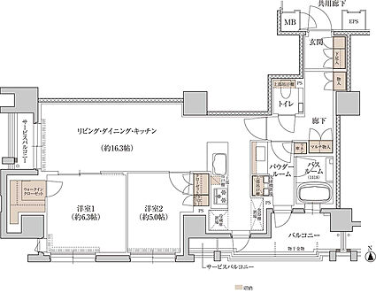 プレミスト京都 三条堀川 間取り C