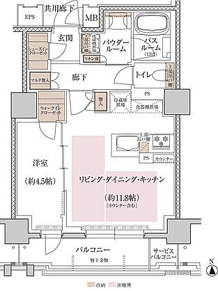 プレミスト京都 三条堀川 間取り D