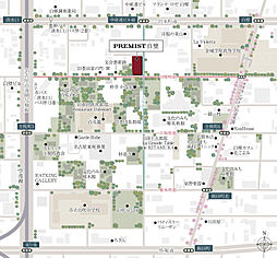 プレミスト白壁 現地案内図