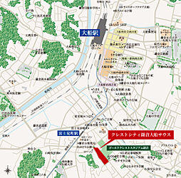 クレストシティ鎌倉大船サウス 現地案内図