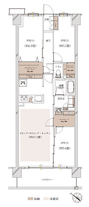 クレストシティ鎌倉大船サウス 間取り A-F