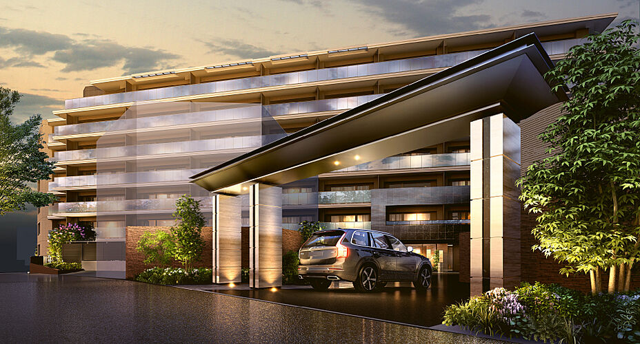 クレストフォルム横浜踊場 アプローチゲート完成予想CG