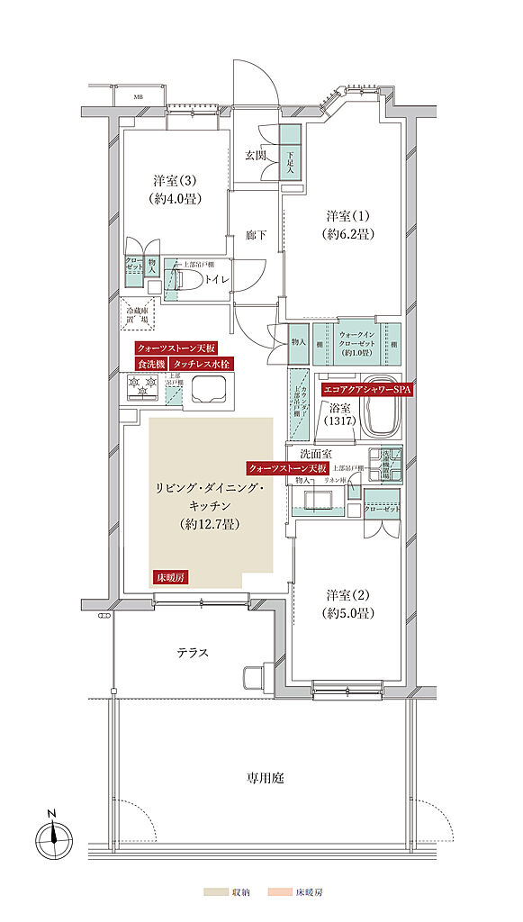 クレストフォルム横浜踊場 間取り S-Fg