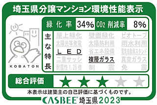 サンクレイドル新越谷 II 埼玉県分譲マンション環境性能表示