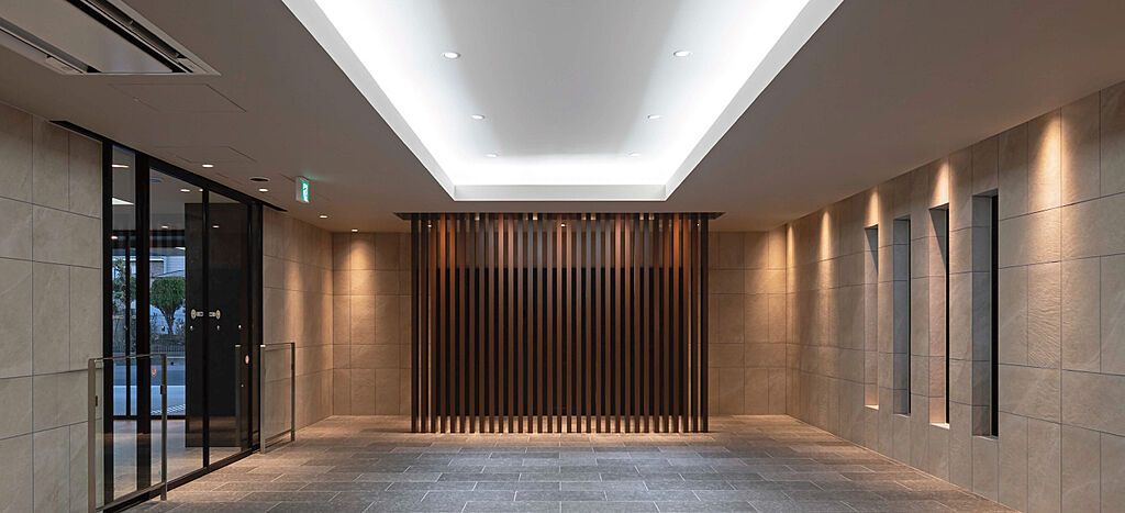 サンクレイドル新越谷 II エントランスホール外観写真想図