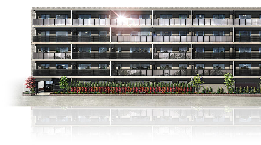 サンクレイドル成増 外観完成CG