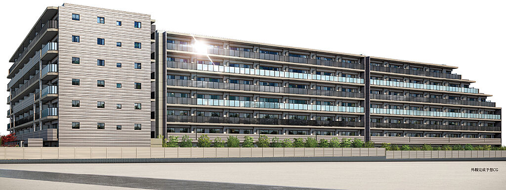 サンクレイドル津田沼III 外観完成予想CG