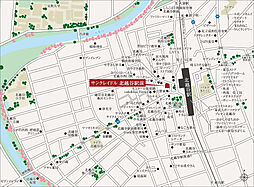 サンクレイドル北越谷駅前 現地案内図