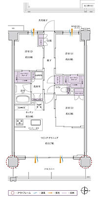 サンクレイドル西所沢ステーションウィズ 間取り J