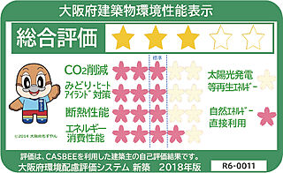 サンクレイドル鶴見緑地公園 大阪府建築物環境性能表示