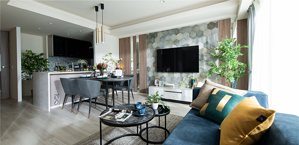 サンクレイドル鶴見緑地公園 リビング・ダイニング