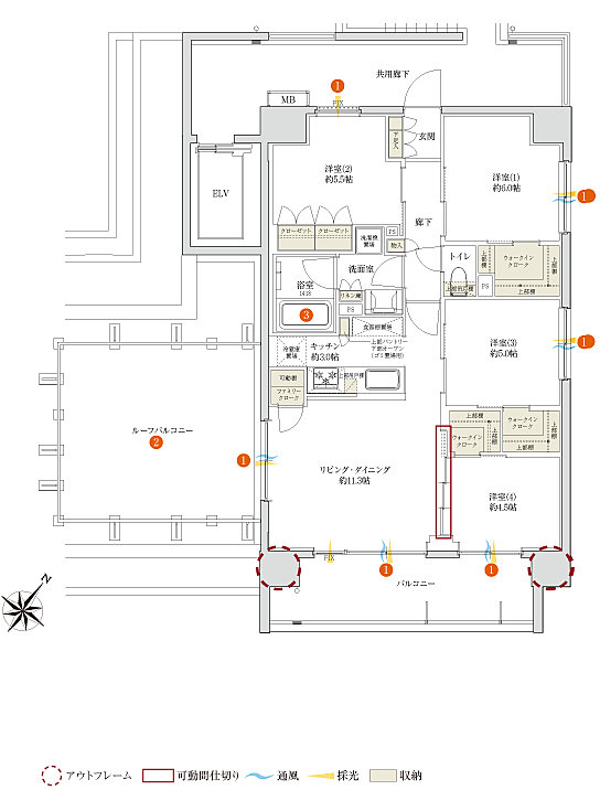 サンクレイドル桶川II 間取り Hr
