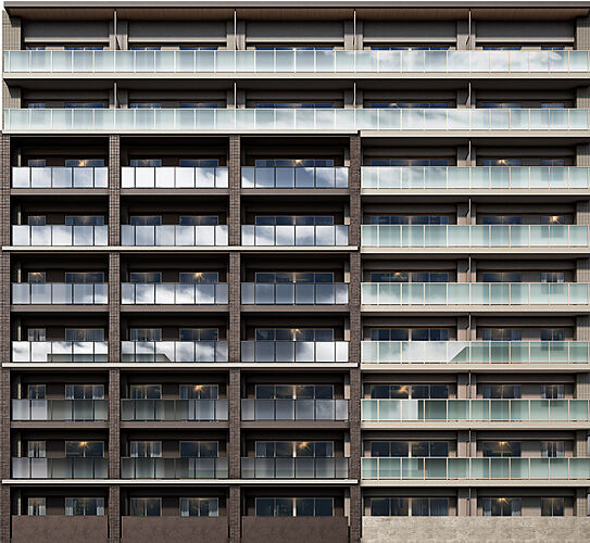 サンクレイドル東大宮IV 外観完成予想CG