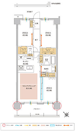 サンクレイドル瑞江 間取り F