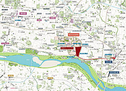 多摩川シーズンズ 現地案内図