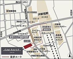 グランドメゾン THE 石神井公園 COURT モデルルーム案内図