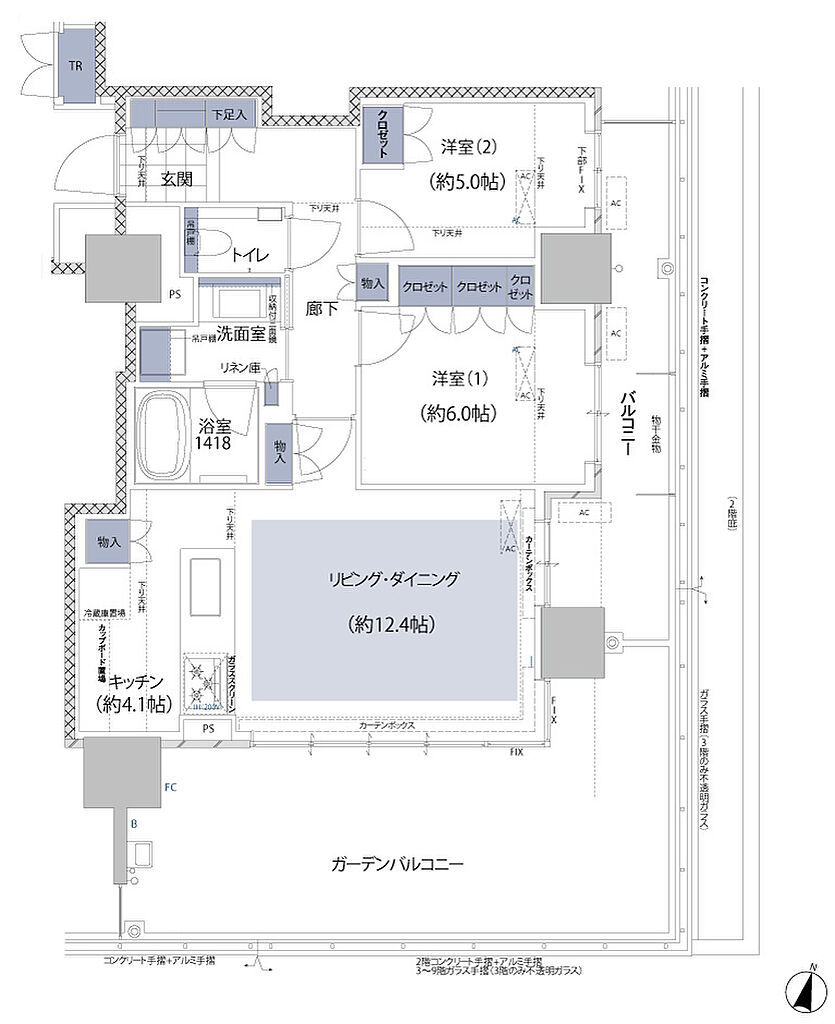 ISLANDCITY THE GARDEN Residence-II 間取り G