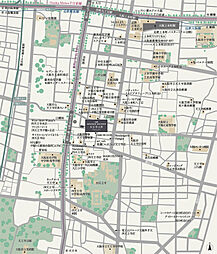 (仮称)グランドメゾン天王寺上汐プロジェクト 現地案内図