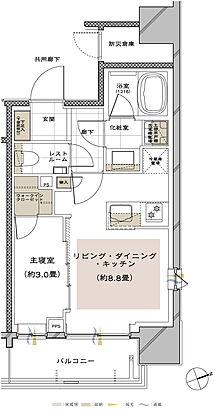 ピアース戸越公園レジデンス 間取り B