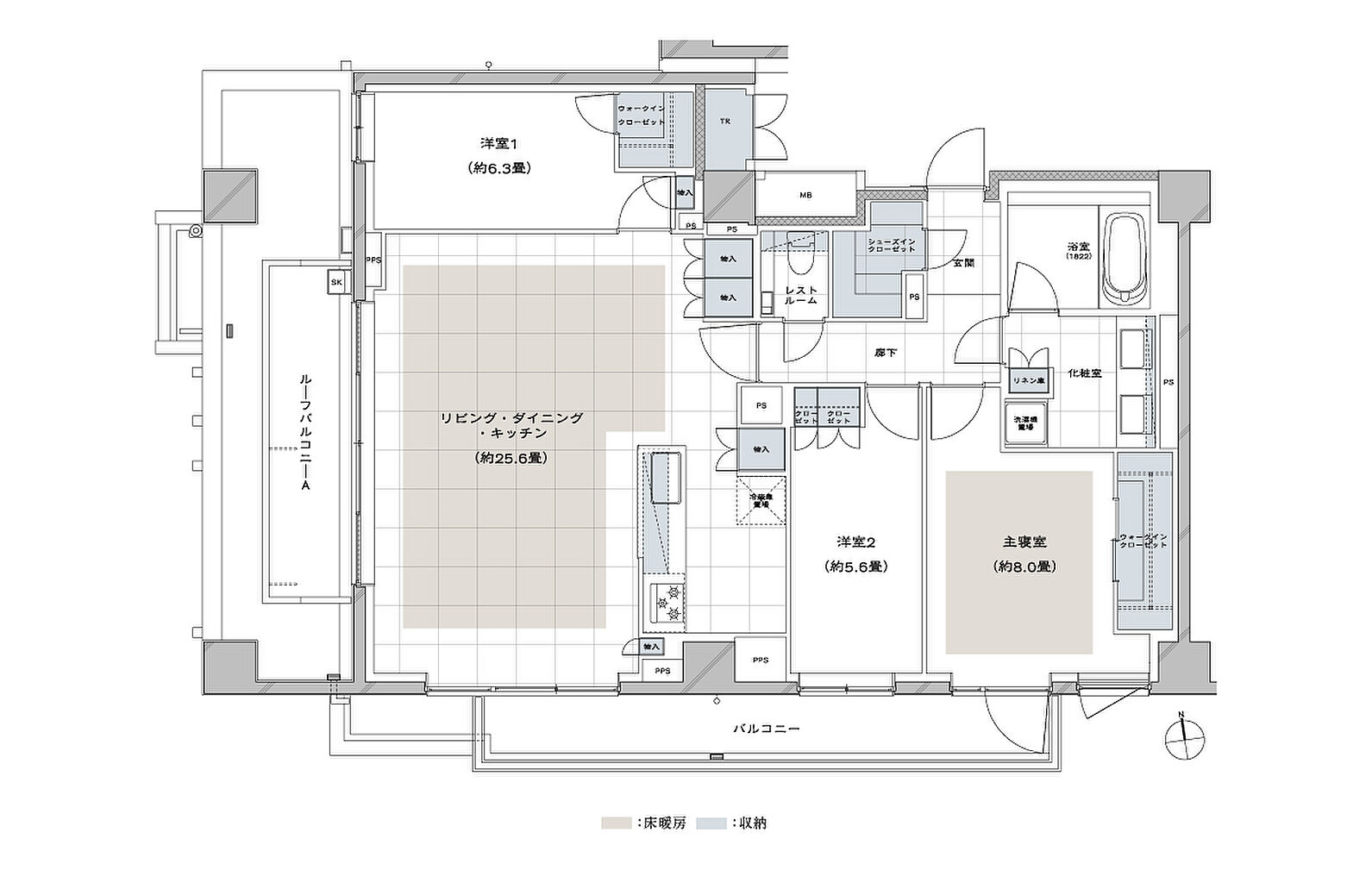 ディアナコート荏原町アトラス 間取り Or