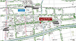 ワコーレ芦屋宮塚町 薫風の邸 現地案内図