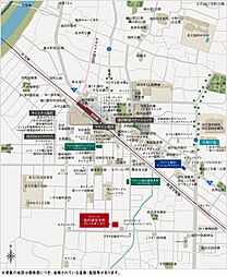 ワコーレ池田満寿美町グレイスガーデン 現地案内図