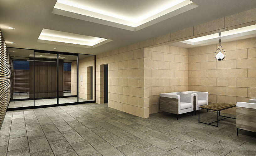 ワコーレ住吉グランフィールズ エントランスホール完成予想図