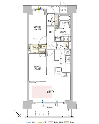 ワコーレシティ西明石駅前 間取り D