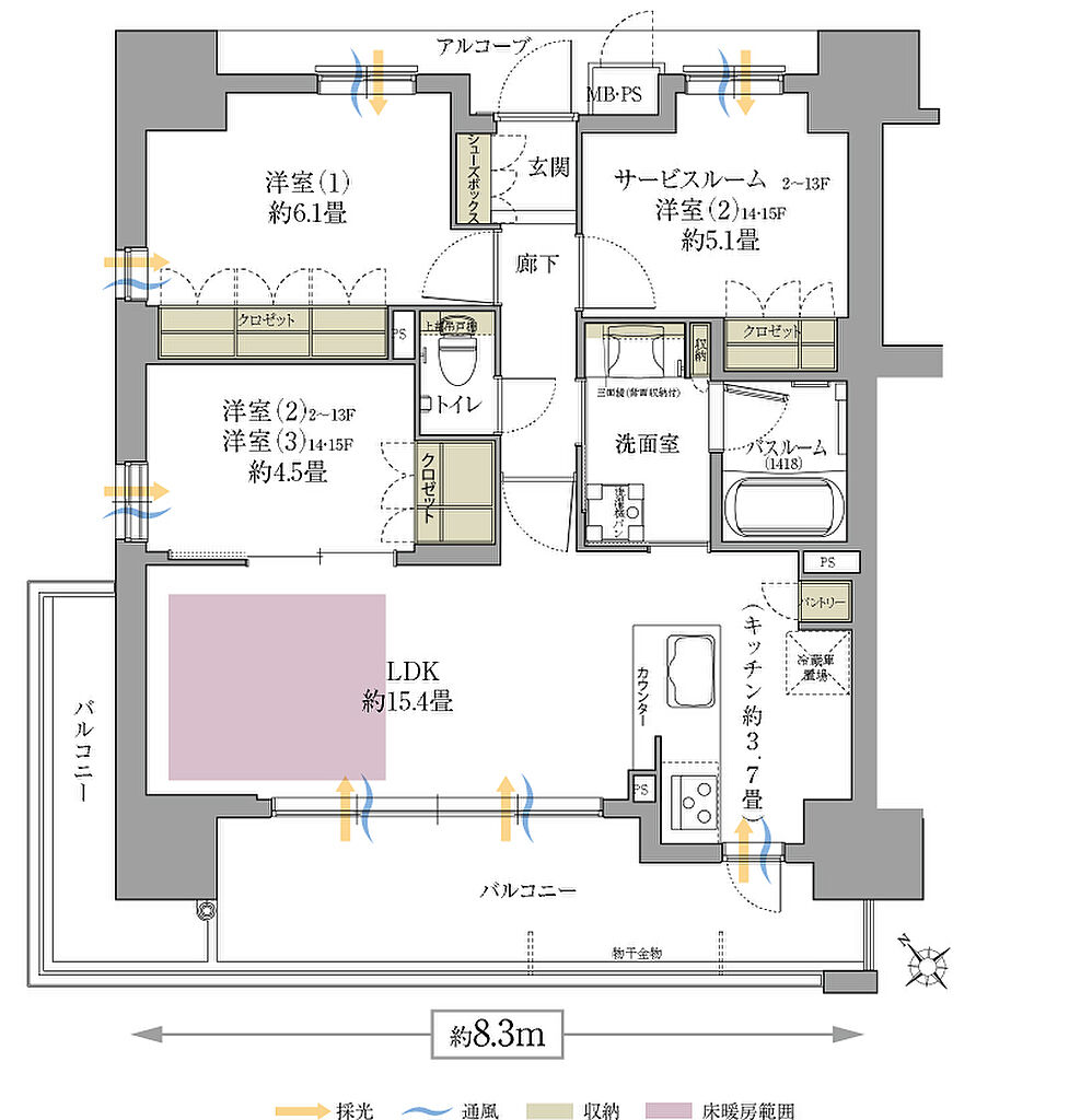 ワコーレ明石大久保駅前 間取り A