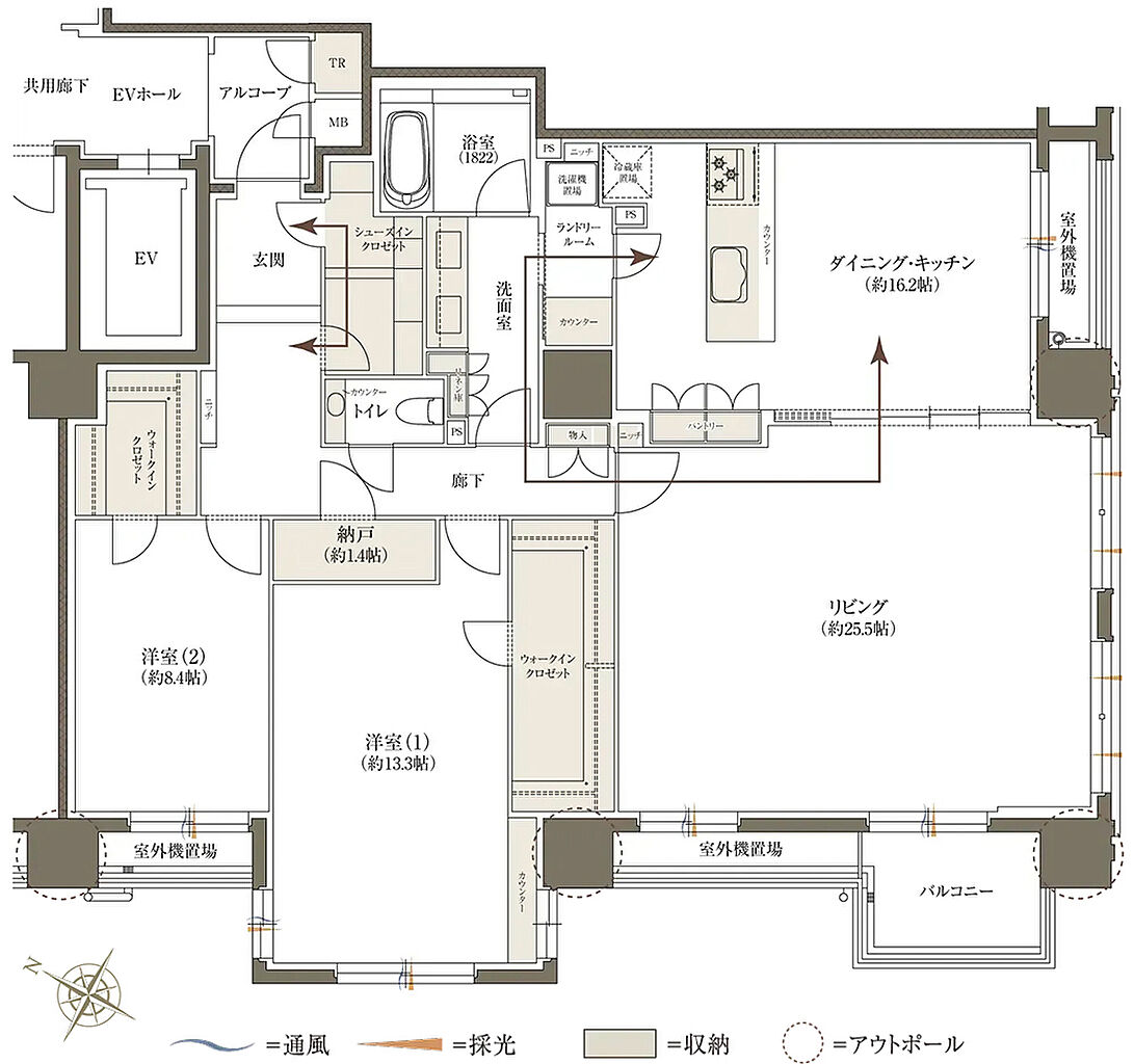 レ・ジェイド箕面船場 ザ・ハウス 間取り A【MENU TYPE1】